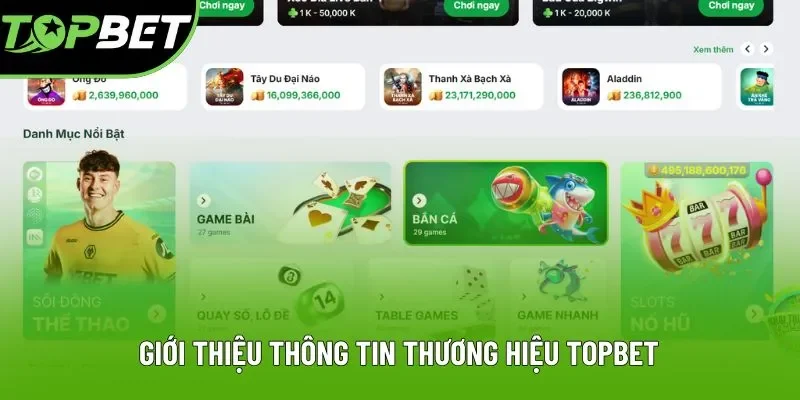 Giới thiệu thông tin và tính pháp lý tại thương hiệu Topbet